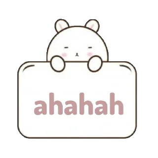 😂 emoji Kelinci talk - @mlleritsu Telegram sticker 20 of 27