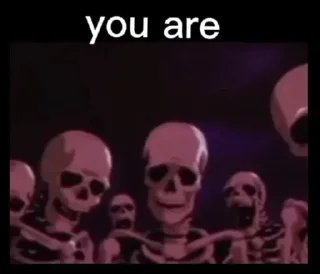 Sticker from Skeleton sticker