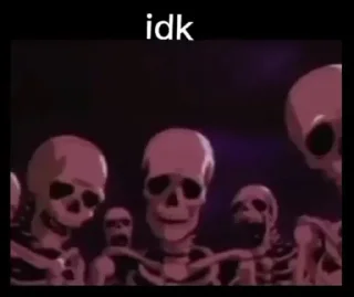 Sticker from Skeleton sticker