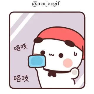⭐ emoji Bubu dudu and household Telegram sticker 7 of 28