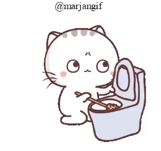 ⭐ emoji Bubu dudu and household Telegram sticker 8 of 28