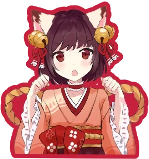 😍 emoji Ichihime @Anak_kucing_stiker Telegram sticker 9 of 60