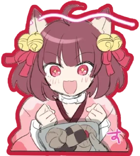 😍 emoji Ichihime @Anak_kucing_stiker Telegram sticker 6 of 60