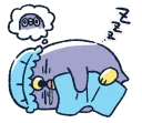 😴 emoji 胖企鵝的內心話 Telegram sticker 22 of 81