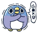 ❄ emoji 胖企鵝的內心話 Telegram sticker 8 of 81