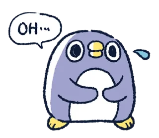 Sticker from 胖企鵝的內心話3