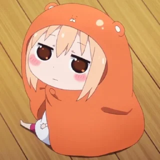 🧡 emoji Umaru chan Telegram sticker 13 of 16