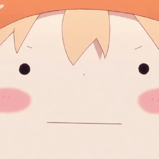 🧡 emoji Umaru chan Telegram sticker 9 of 16