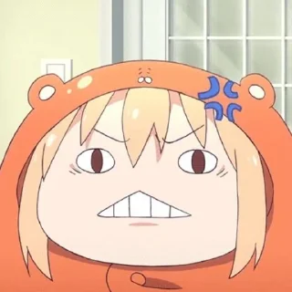 🧡 emoji Umaru chan Telegram sticker 10 of 16