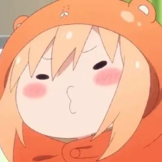 🧡 emoji Umaru chan Telegram sticker 14 of 16
