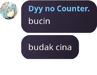 Sticker from Dyy no Counter.'s pack 1 by @prinzeugen_robot