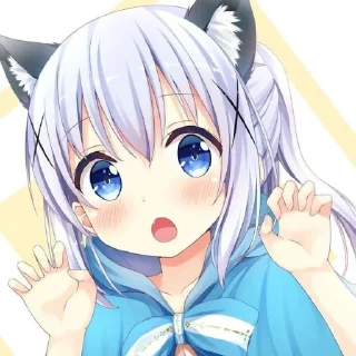 Sticker from Chino Kafuu • @AnimeCrunch_Stickers