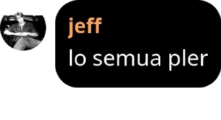 Sticker from J