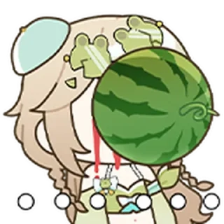 ❤️ emoji 蛙吹Keroro @Bilibili_skin Telegram sticker 22 of 25