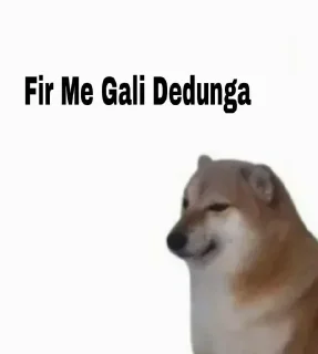 😐 emoji Doggie By @RahulCv2006 Telegram sticker 10 of 106