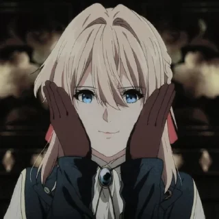 🥺 emoji Violet Evergarden - @twinsxyaly Telegram sticker 6 of 38