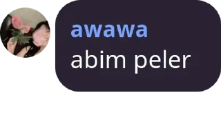 Sticker from bully abim