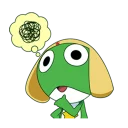 Sticker from Keroro Cartoon capture