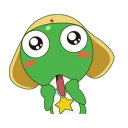 Sticker from Keroro Cartoon capture