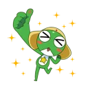 Sticker from Keroro Cartoon capture