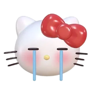 😢 emoji Kitty Telegram sticker 6 of 24