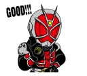 Sticker from Kamen Rider @KawaiiSticker