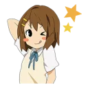 😉 emoji K-ON @KawaiiSticker Telegram sticker 13 of 41
