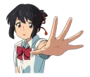 Sticker from Kimi No Wa @KawaiiSticker
