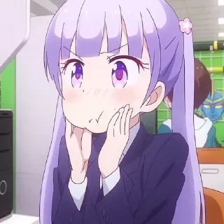 💜 emoji suzukaze aoba @Moontelaxx Telegram sticker 20 of 35