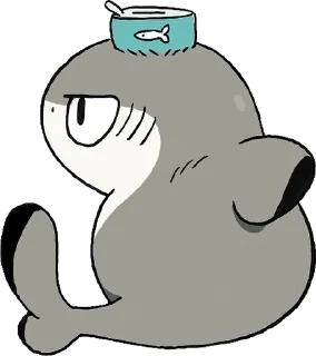 🐟 emoji shark!! Telegram sticker 24 of 52
