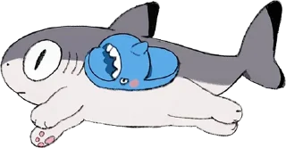 🦈 emoji shark!! Telegram sticker 22 of 52