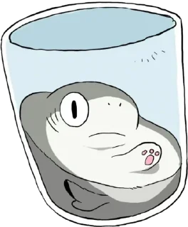 🥤 emoji shark!! Telegram sticker 12 of 52