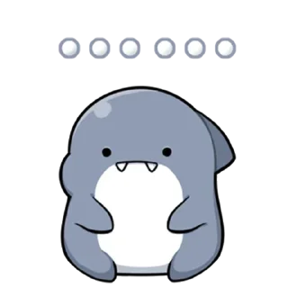 🤭 emoji shark Telegram sticker 20 of 100