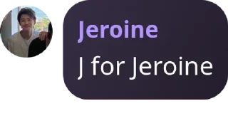 Sticker from J pack