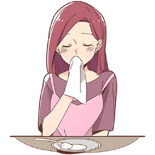 🍽 emoji Lady Telegram sticker 15 of 32