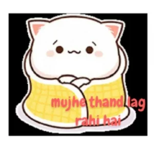 🥶 emoji Chibi cat 3 😻 🍃 @stickersbag Telegram sticker 16 of 53