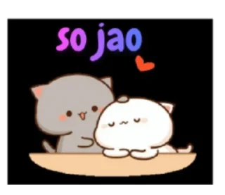 🤗 emoji Chibi cat 3 😻 🍃 @stickersbag Telegram sticker 10 of 53