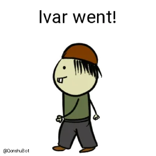 Sticker from Ivar @Qonshubot