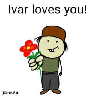 ❤️ emoji Ivar @Qonshubot Telegram sticker 8 of 32