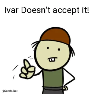 Sticker from Ivar @Qonshubot