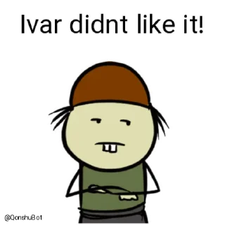 👎 emoji Ivar @Qonshubot Telegram sticker 21 of 32