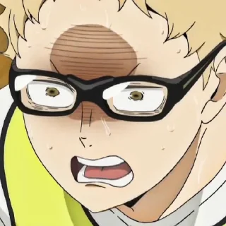 🏐 emoji ˑ ִ ֗ ¡ tsukishima ᵎ ˖࣪ @sweetymills ₊˚･ Telegram sticker 6 of 70