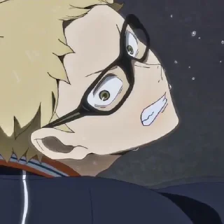 🏐 emoji ˑ ִ ֗ ¡ tsukishima ᵎ ˖࣪ @sweetymills ₊˚･ Telegram sticker 16 of 70