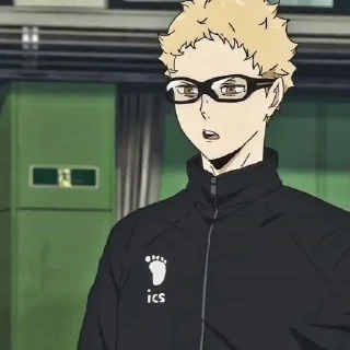 🏐 emoji ˑ ִ ֗ ¡ tsukishima ᵎ ˖࣪ @sweetymills ₊˚･ Telegram sticker 21 of 70