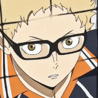 🏐 emoji ˑ ִ ֗ ¡ tsukishima ᵎ ˖࣪ @sweetymills ₊˚･ Telegram sticker 11 of 70