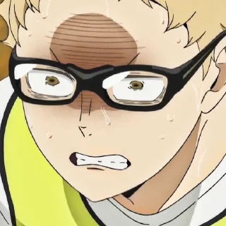 🏐 emoji ˑ ִ ֗ ¡ tsukishima ᵎ ˖࣪ @sweetymills ₊˚･ Telegram sticker 7 of 70