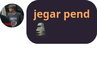 🗿 emoji Setan setan berulah Telegram sticker 5 of 14
