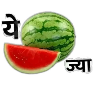 🍉 emoji मराठी टोमणे Telegram sticker 17 of 30