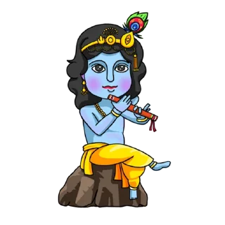 Sticker from Lord Krishna
