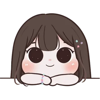 😊 emoji @Opstickerpacks 💖 chubby Girl 💫🦋 Telegram sticker 6 of 41
